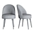 Modern Workplace Set: Graphy Desk, Lenou Chair 3D model small image 6