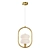 Elegant ALDA RING Pendant Lamp 3D model small image 3