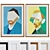 Modern Van Gogh Inspired Frame Set 3D model small image 1