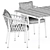 Outdoor Elegance: Erica Chair & Mirto Table 3D model small image 5