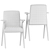 Elegant Eichholtz Dining Chair 3D model small image 4