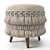 Boho Chic Morova Ottoman 3D model small image 6