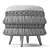 Boho Chic Morova Ottoman 3D model small image 7