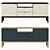 Elegant TV Cabinet with Customizable Finish 3D model small image 1