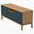Elegant TV Cabinet with Customizable Finish 3D model small image 4