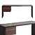 Elegant and Minimalistic Writing Desk 3D model small image 2