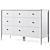 Hampshire Kids 6-Drawer Dresser 3D model small image 4