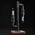Industrial Pipe Light Fixture 3D model small image 2