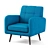 Modern Keflavik Arm Chair: Mid-century Style 3D model small image 2