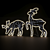  Illuminated LED Deer Figures 3D model small image 2