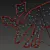  Illuminated LED Deer Figures 3D model small image 5