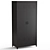 Metal Hiba Wardrobe with 2 Doors 3D model small image 1