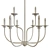 Sleek Black Metal Farmhouse Chandelier 3D model small image 2