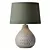 Modern Geo Ceramic Table Lamp 3D model small image 1