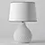 Modern Geo Ceramic Table Lamp 3D model small image 2