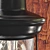 Vintage Black Metal Lantern Sconce 3D model small image 3