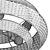 Elegant Paloma Rattan Pendant 3D model small image 5