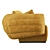 Tactile Sofa: Customizable Color 3D model small image 5
