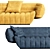 Tactile Sofa: Customizable Color 3D model small image 9