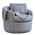 Modern Marac Armchair Ginevra 3D model small image 4