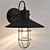 Rustic Edison Glass Wall Lamp 3D model small image 2