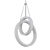 Elegant Chrome LED Pendant 3D model small image 2