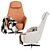 Harbor Laidback Armchair: Modern Elegance 3D model small image 3