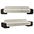Modern White Lee Broom Street Sofa 3D model small image 1
