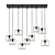 Sleek Rectangle Pendant Light 3D model small image 1