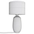 Elegant Audrey Glass Lamp 3D model small image 2