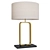 Modern USB Table Lamp: MEIR 3D model small image 1