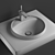 Sanita Luxe Art In - Surface-mounted Washbasin 3D model small image 2