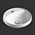 Sanita Luxe Art In - Surface-mounted Washbasin 3D model small image 12