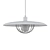 Sleek Black Pendant Light 3D model small image 2