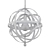 Elegant Bronze and Brass Orb Pendant 3D model small image 2