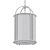 Elegant Aged Brass Pendant Light 3D model small image 2
