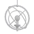 Elegant Ibis 15" Pendant Light 3D model small image 2