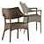 Contemporary Amari Armchair 3D model small image 1