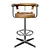 Elevate your space with Daystrom Leather Bar Stool 3D model small image 1
