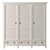 Vilton Three-Door Wardrobe 3D model small image 2