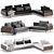 Modern Brasilia Sofa by Minotti 3D model small image 5