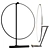 Elegant Adjustable Floor Lamp 3D model small image 4