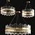 Elegant Crystal Chandelier - Luxurious Modern Lighting 3D model small image 1