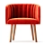 Sleek Shell Chair by Sandalyeci 3D model small image 2