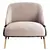 Modern Armchair Brigid 3D model small image 2