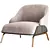 Modern Armchair Brigid 3D model small image 3