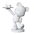 Elegant Bear Sculpture Tray 3D model small image 3