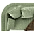 Victorian-Inspired Chianti Sofa 3D model small image 2