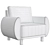 Grunnarp Gunnared Chair: Stylish Comfort 3D model small image 3