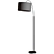 Elegant Domani Curva Floor Lamp 3D model small image 1